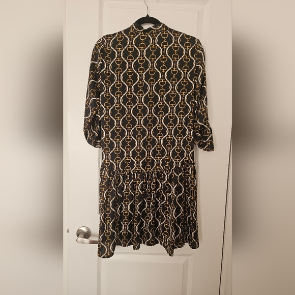 Zara Chain Print Dress XS - Picture 5 of 7